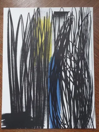 Литография Hartung - Composition pour XXe siècle