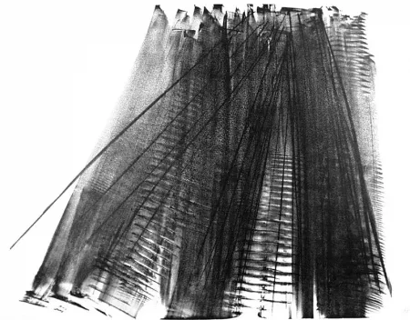 Литография Hartung - Composizione 