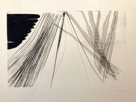 Офорт Hartung - Eau-forte signé et numérotée 