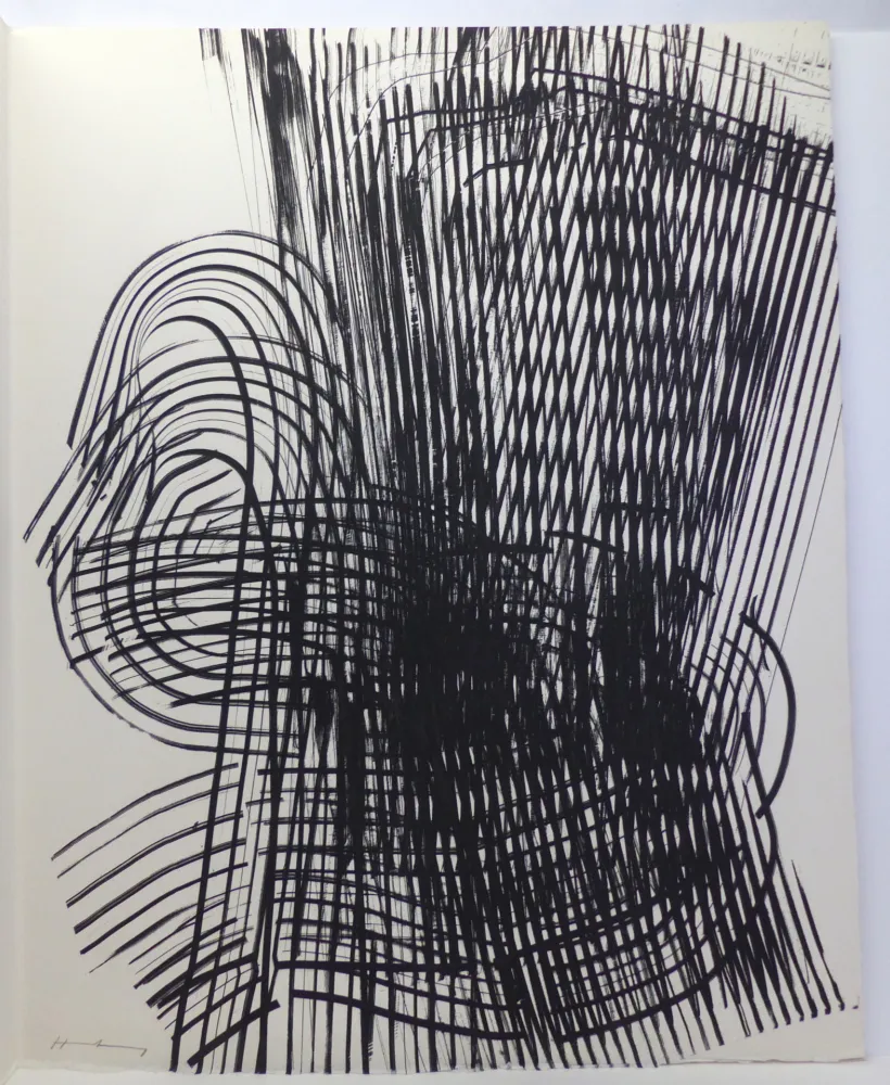 Офорт Hartung - Eau-forte sur vélin d'Arches. 1973. Signée