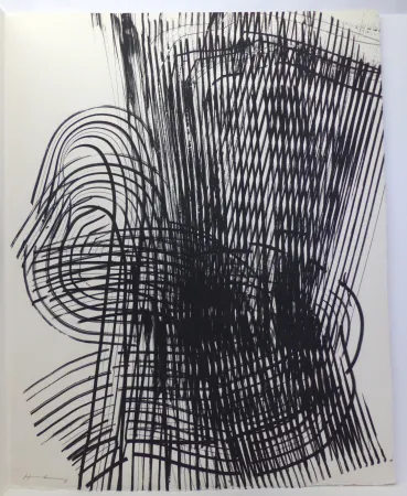 Офорт Hartung - Eau-forte sur vélin d'Arches. 1973. Signée