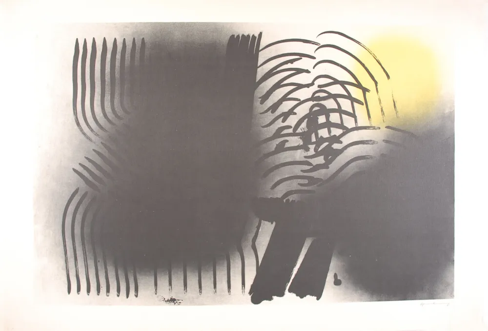 Литография Hartung - FARANDOLE : L 1970-2