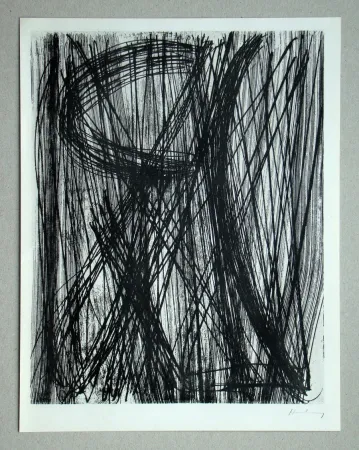 Сериграфия Hartung - G 17 - 1953