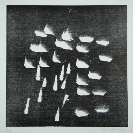 Гравюра На Дереве Hartung - H-19-1973