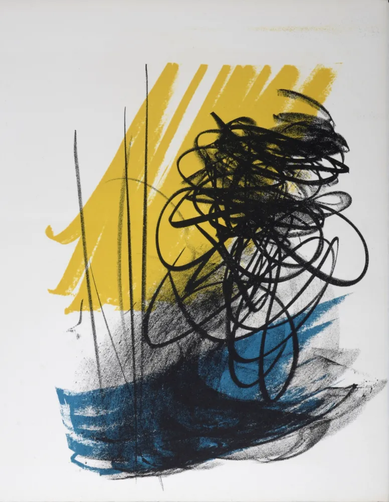 Литография Hartung - Homage to San Lazzaro, 1975