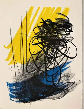 Литография Hartung - Hommage à San Lazzaro