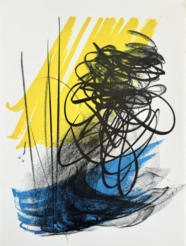 Литография Hartung - Hommage à San Lazzaro