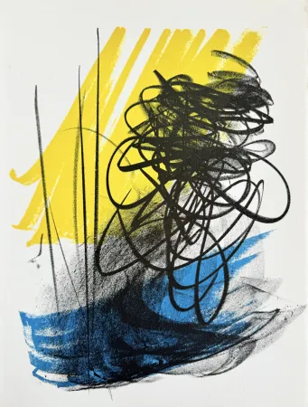 Литография Hartung - Hommage à San Lazzaro