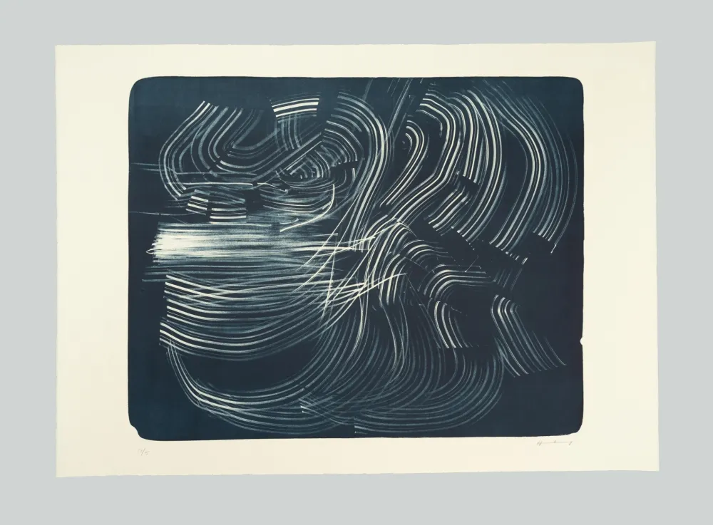 Литография Hartung - L-10-1973