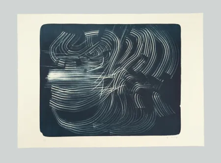 Литография Hartung - L-10-1973