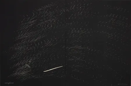 Литография Hartung - L 1970 - 2