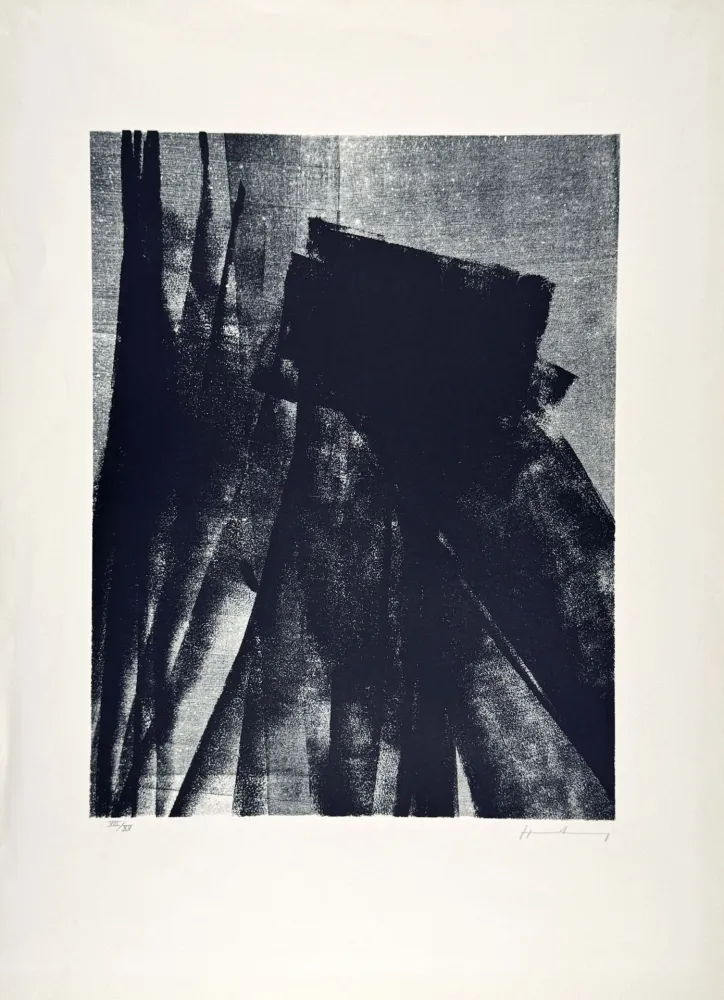 Литография Hartung - L 1977-4 
