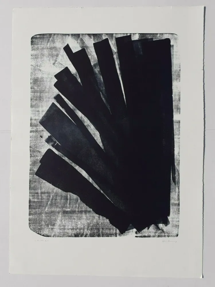 Литография Hartung - L-58-1973