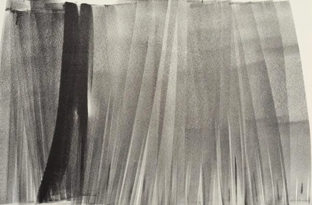 Литография Hartung - Lithographie originale. Signée. 