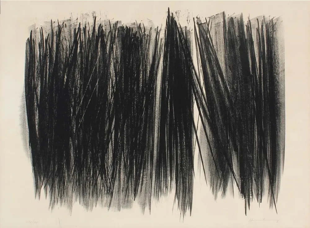 Литография Hartung - Litograph L105