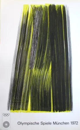 Литография Hartung - OL 1972 . original colourlithograph