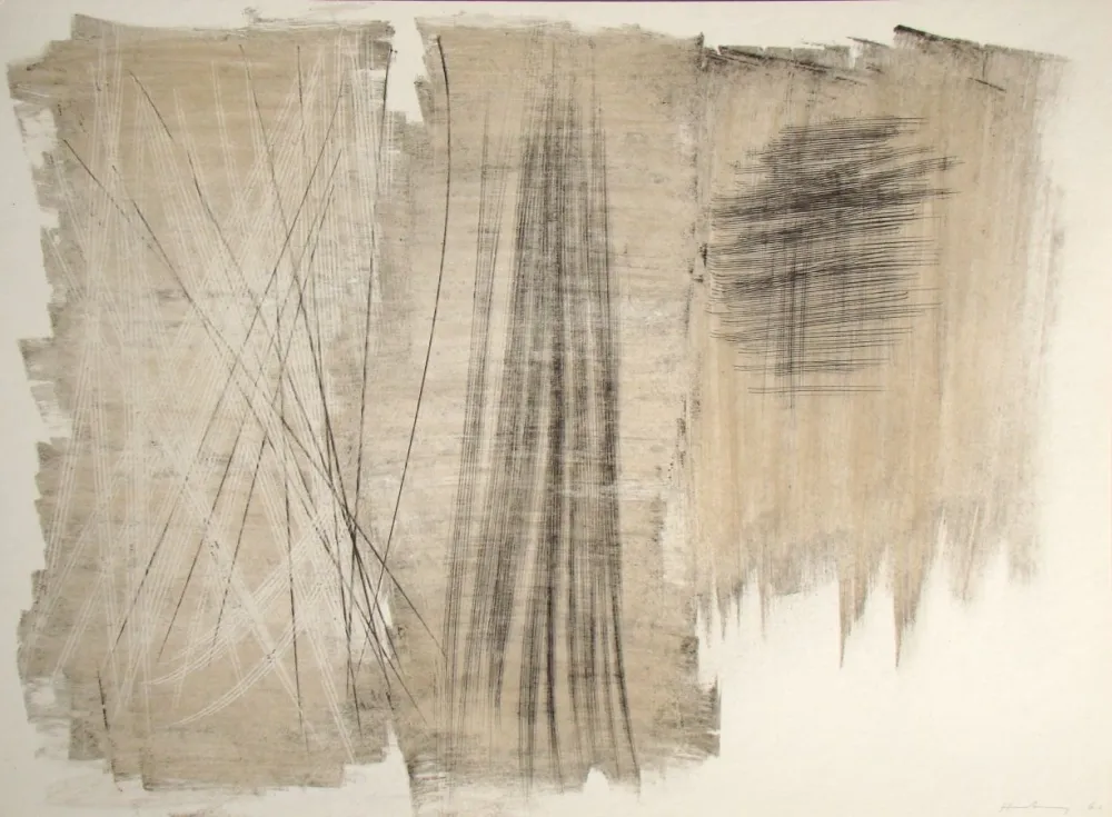 Литография Hartung - Pastel P. 1960-165