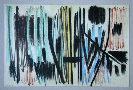 Литография Hartung - Pastel P.1950-4