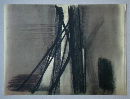 Литография Hartung - Pastel P.1953-10