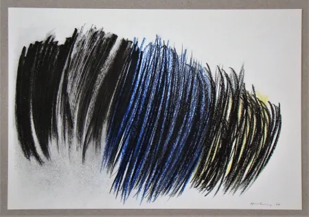 Литография Hartung - Pastel P.1960-116