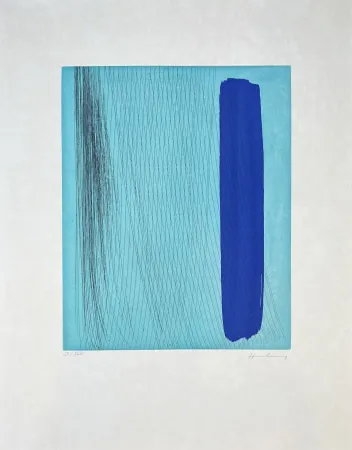 Офорт И Аквитанта Hartung - Requiem pour la fin des temps