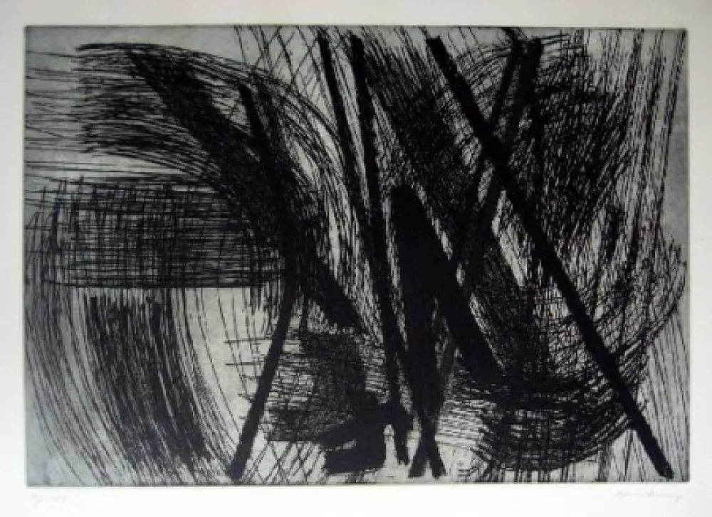 Гравюра Hartung - Sans titre