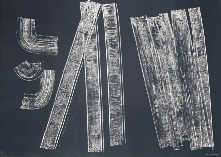 Офорт Hartung - S.T.