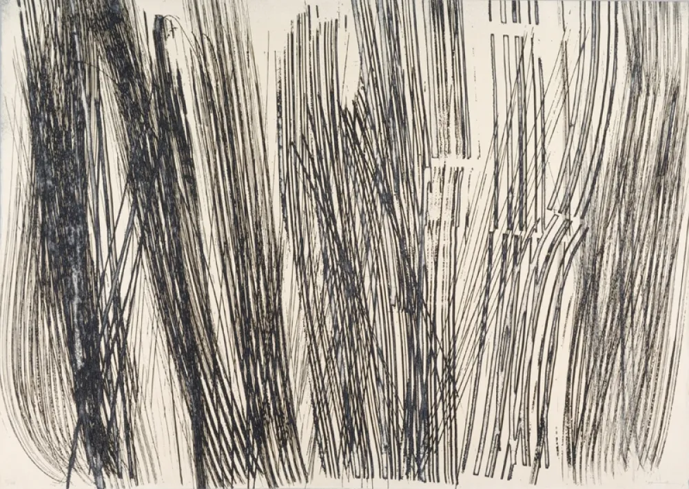 Офорт Hartung - S.T.