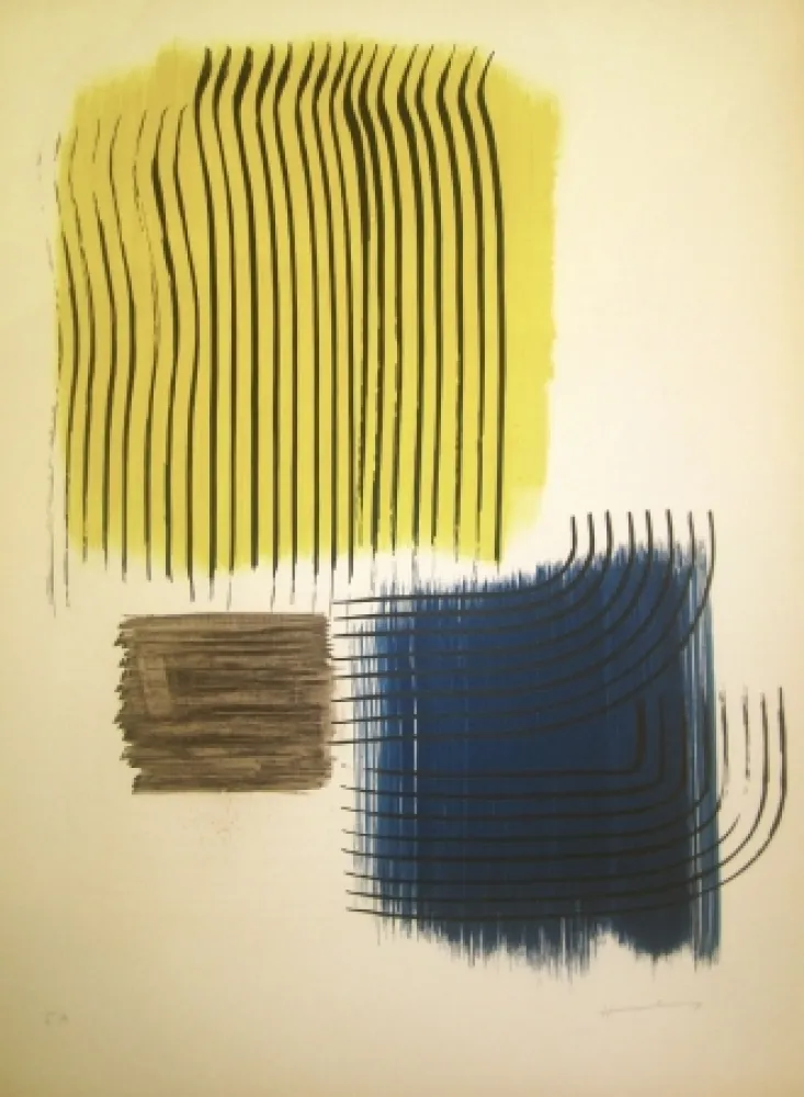 Литография Hartung - Untitled