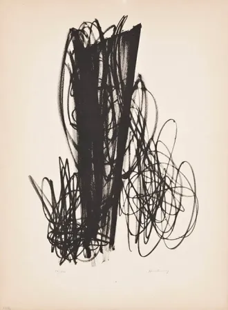 Литография Hartung - Untitled