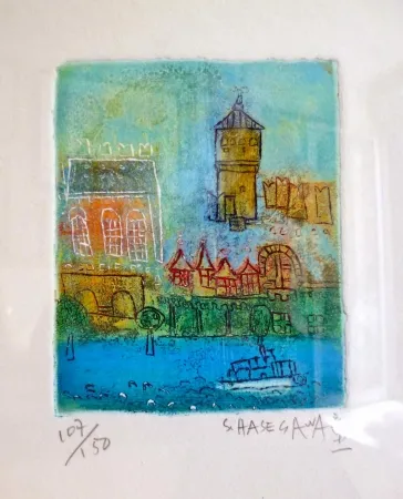 Гравюра Hasegawa - BORGO MEDIEVAL TURIN