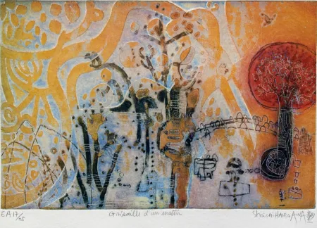 Гравюра Hasegawa - Grisaille d'un matin 