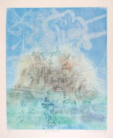 Офорт Hasegawa - Ile enchantée