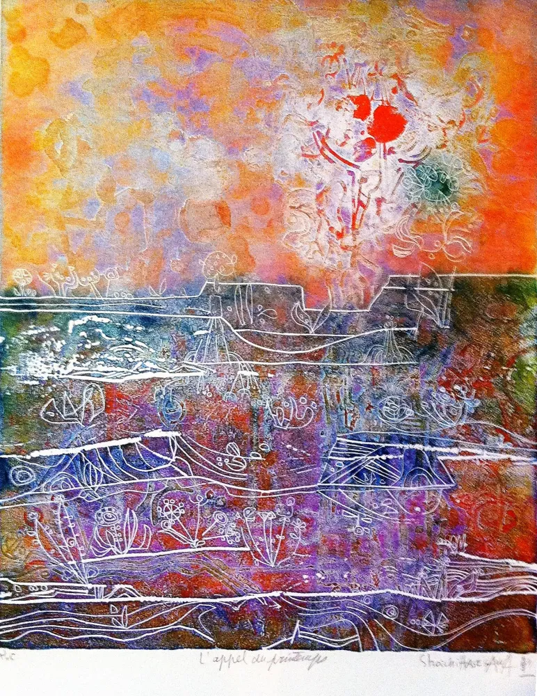 Гравюра Hasegawa - L'Appel du printemps 