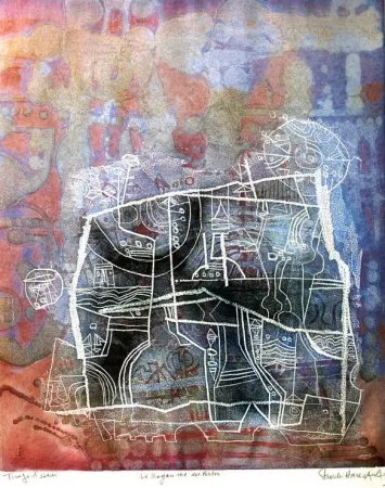 Офорт И Аквитанта Hasegawa - Le royaume des perles