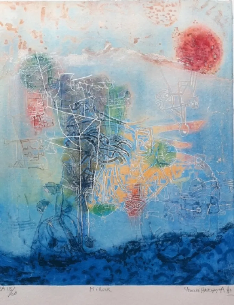 Офорт И Аквитанта Hasegawa - Miroir