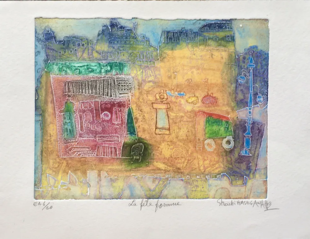 Гравюра Hasegawa - Paris 