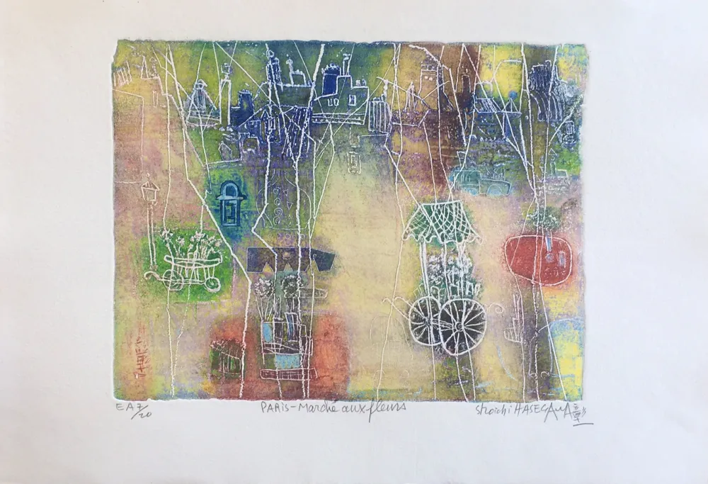 Гравюра Hasegawa - Paris 