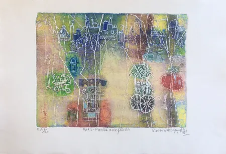 Гравюра Hasegawa - Paris 