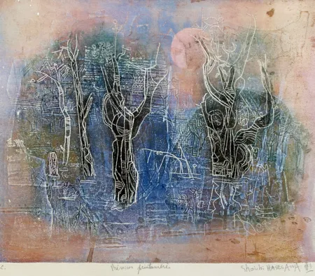Гравюра Hasegawa - Prémices printaniers 