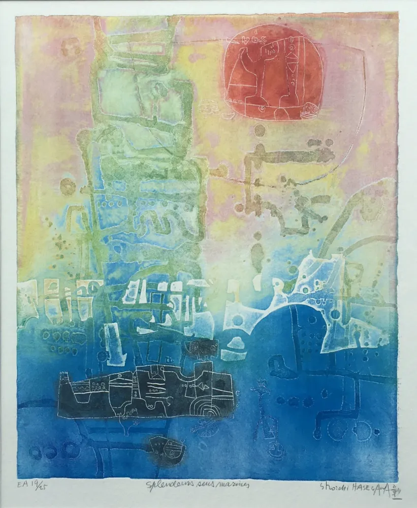 Гравюра Hasegawa - Splendeurs sous marine 