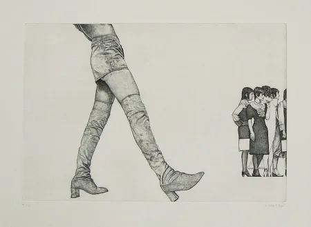 Офорт Häsler - Titre inconnu