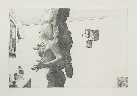 Офорт Häsler - Titre inconnu