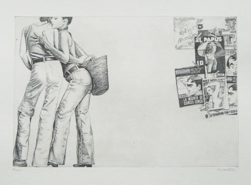 Офорт Häsler - Titre inconnu