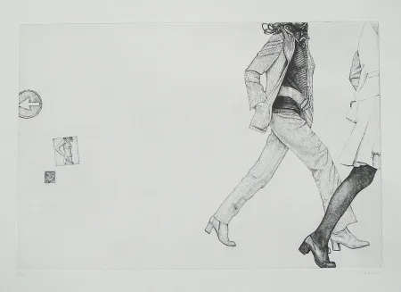 Офорт Häsler - Titre inconnu