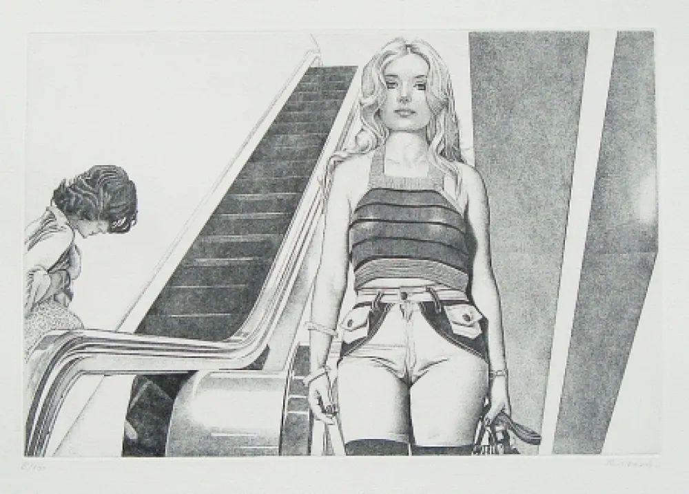 Офорт Häsler - Titre inconnu