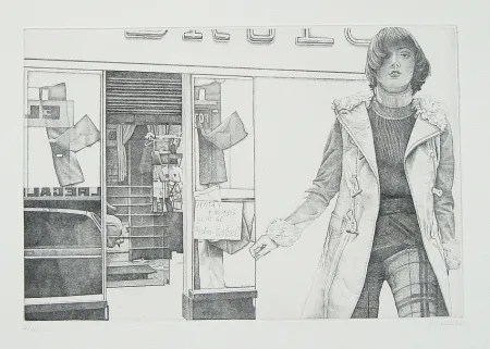 Офорт Häsler - Titre inconnu