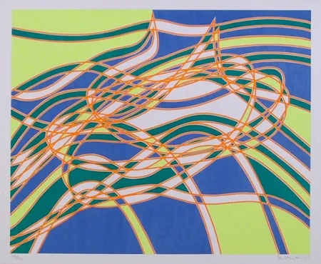 Сериграфия Hayter - #3 from the Aquarius Suite