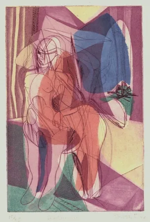 Офорт Hayter - Centauresse