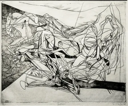 Гравюра Hayter - Combat